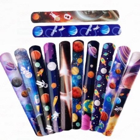 Estrictamente seleccionado el nuevo anillo estrellado de Amazon Space, anillo de palmaditas de PVC, accesorios de juego de juguetes para niños