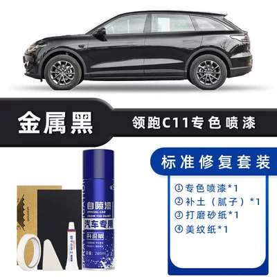 Leapmotor C11 Self-Painting Touch-Up Pen Avtomobil boya qələmləri - color-classification-metallic-black-standard-repair-send-soil-simple-tools