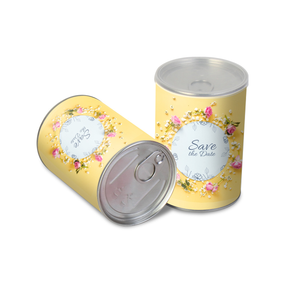 新款婚礼伴手礼盒定 制diy刻字印花礼物罐店庆活动扫码礼品印logo