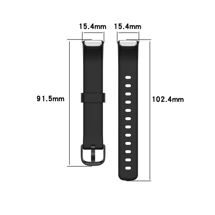 Para Fitbit Luxe Silicone Colored Buckle Bracelet, Tamaño: Pequeño