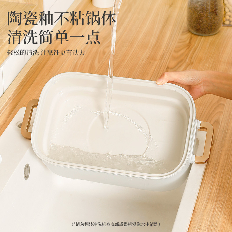 電火鍋多功能料理鍋電炒鍋一體鍋家用電器新款電熱鍋不粘鍋批發