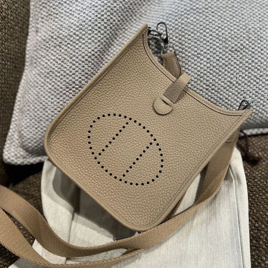 Nuevo 25 Evelyn Casual versátil bolso de cuero de vaca con patrón de lichi portátil de hombro de mano bolso de mujer de cuero