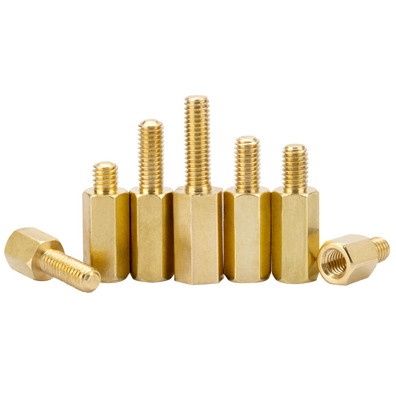 M2M2.5M3 Single Pass Hexagonal Copper Column Single Head Hexagonal Column PCB Board Support Column Yin and Yang Copper Stud Isolation Column M2M2.5M3 Single Pass Hexagonal Copper Column Single Head Hexagonal Column PCB Board Support Column Yin and Yang Copper Stud Isolation Column