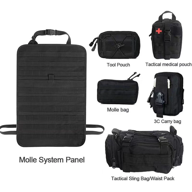 Трансграничная заднее сиденье автомобиля из шести частей тактическая сумка для хранения задней части автомобиля настенная сумка