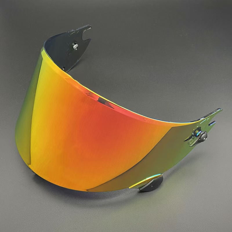 Suitable for Shark Race R Pro Gp Lenses Lorenzo Reading Large Tail Electroplated Helmet Lenses Sun Protection Glasses