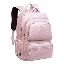 马卡龙色双肩背包高品质轻双肩包初高中书包韩系浅色系女士背包女