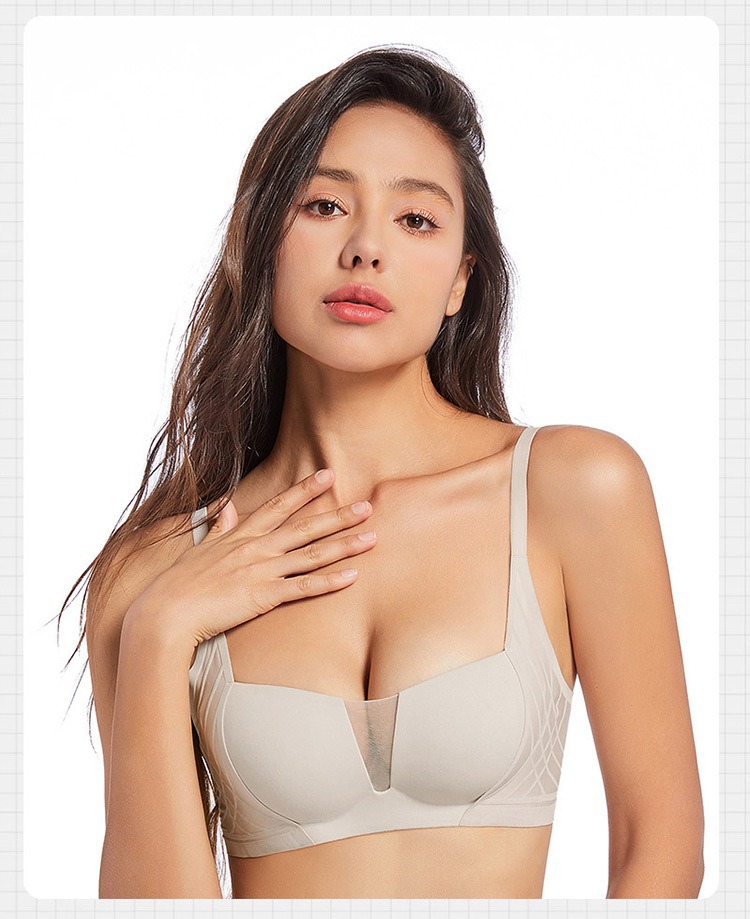 3D Velvet Ultra-Thin Jelly Bra Image