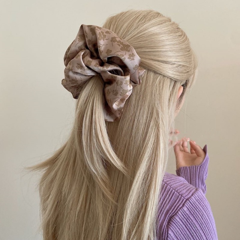 Sweet Flower Cloth Hair Tie display picture 1