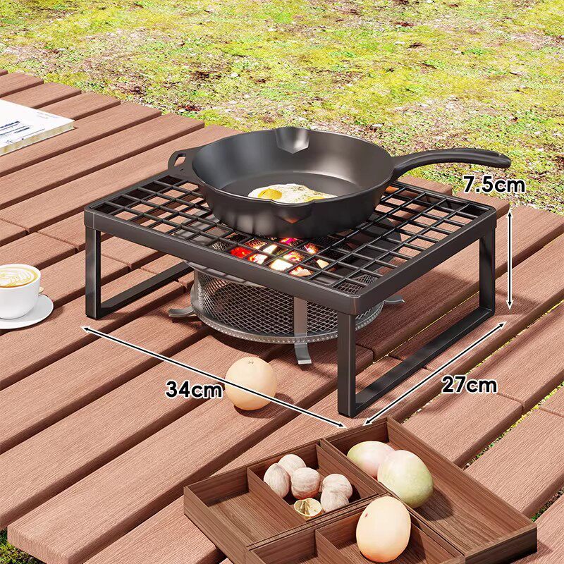 Soporte Plegable de Estufa para Camping, Portátil y Multifuncional, para Picnic al Aire Libre