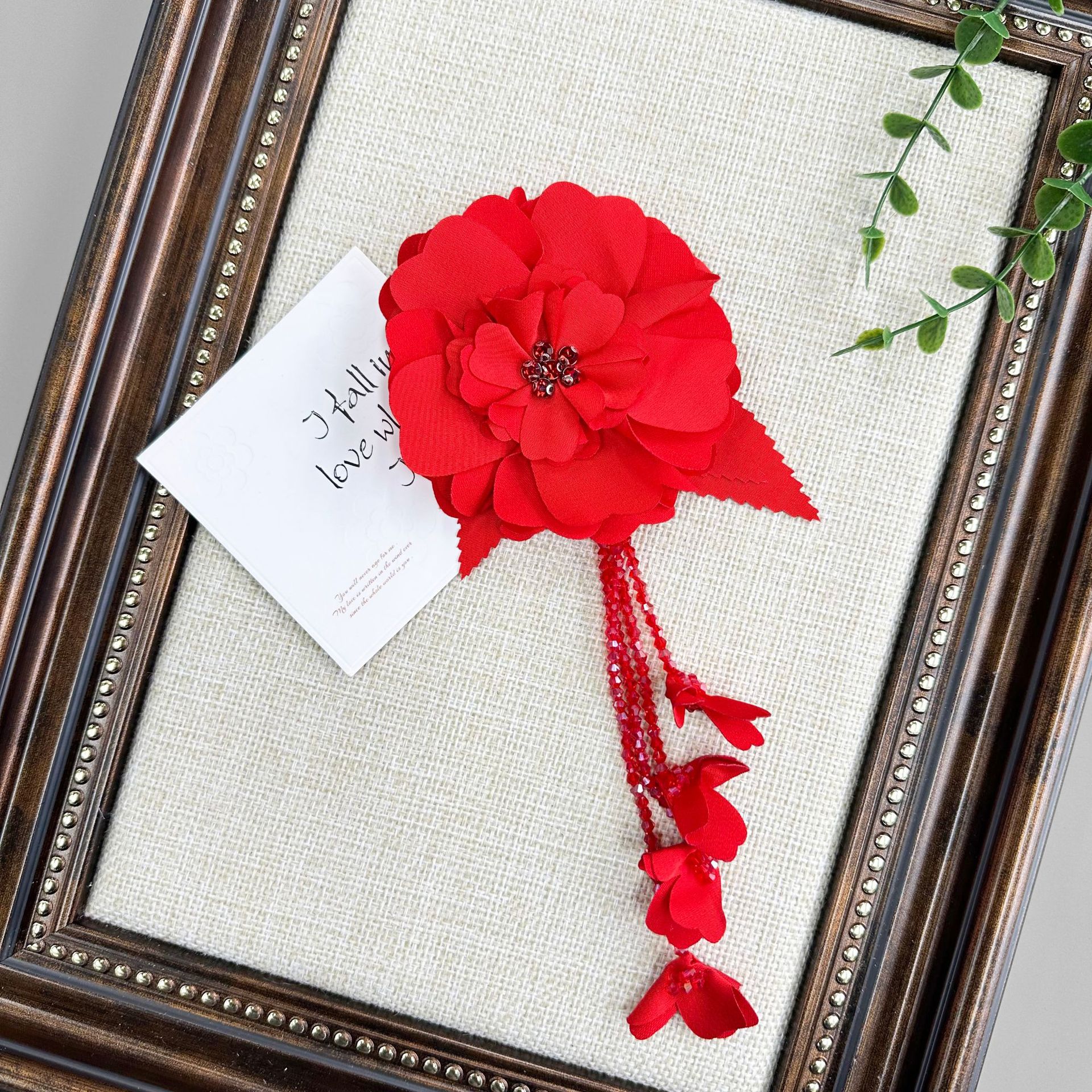 pétalos multicapa estereoscópicos frescuras flores de cristal pines cosidos a mano ropa DIY accesorios para el cabello sombreros cortinas