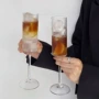 美式气泡条纹鸡尾酒香槟杯