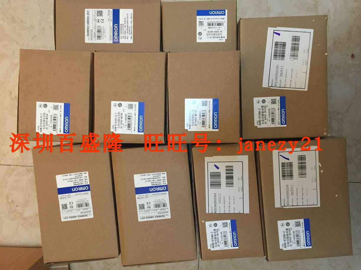 A064*欧姆龙OMRON原装全新伺服电机R88M-1M10030T-S2  R88M-1