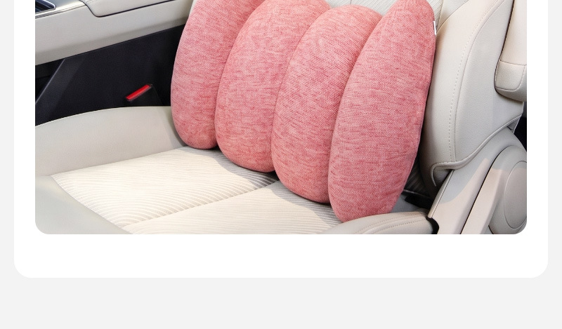 Customizable Memory Foam Lumbar Support Cushion for Car and Office Use, Comfortable Cushion, Lumbar Spine Support, Waist Protection Artifact