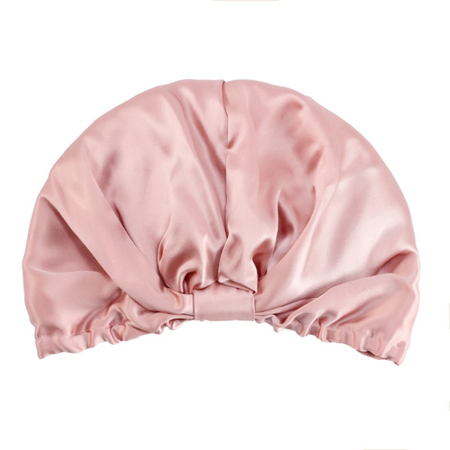 Women's summer turban and sleeping hat, silk thin section, postpartum confinement hat for pregnant women, air-conditioning, windproof headgear, pile hat
