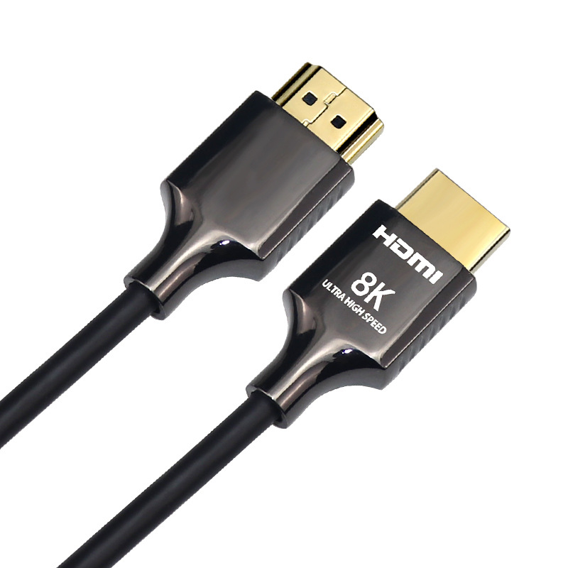 加工定制hdmi線2.1版 電腦電視48Gbps投影儀高清連接線 HDMI細(xì)線