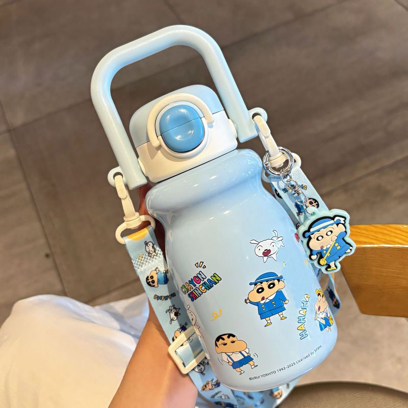 2025蜡笔小新系列保温杯小巧口袋杯子女生方便携带直饮口饮水杯子|undefined