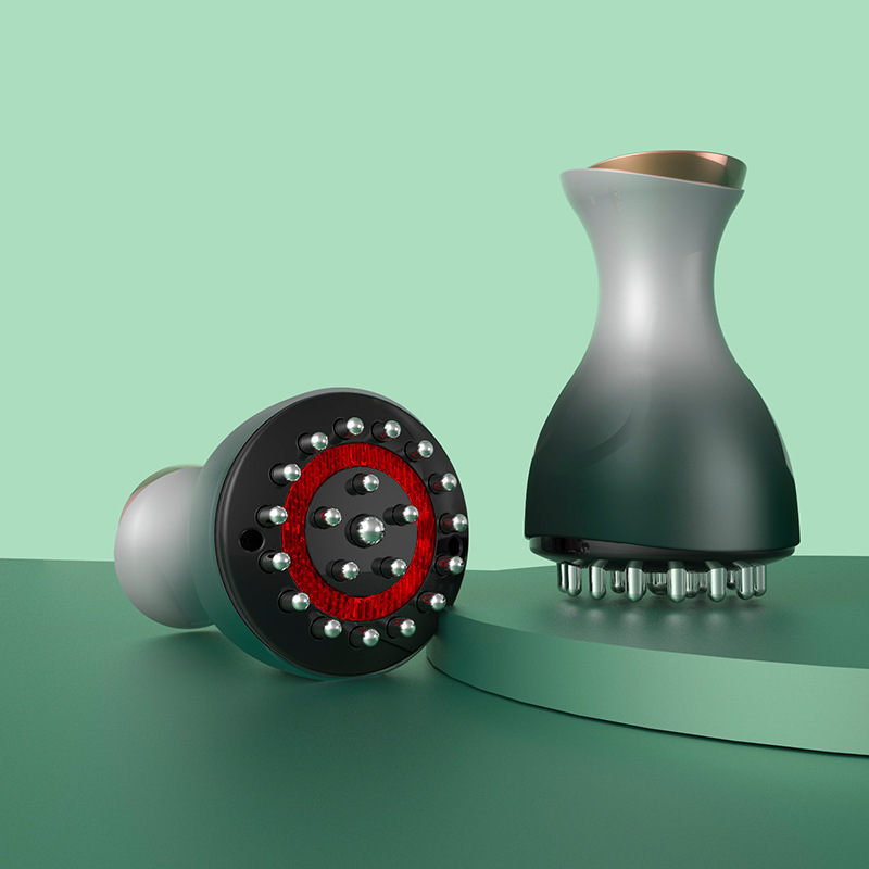 cepillo eléctrico de meridianos para todo el cuerpo general para masaje abdominal y abdomen, aparato de masaje de estómago para cepillo de piernas con vasos y vasos para dragar artefacto