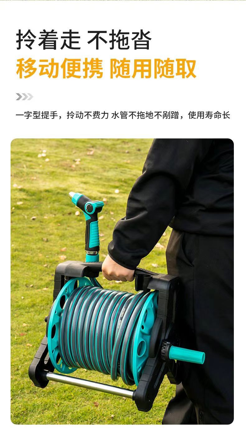 Household High-Pressure Car Wash Water Gun Hose, Garden Hose, Plastic Pipe, Hose for Watering Flowers, Hose for Connecting to the Water Faucet Set