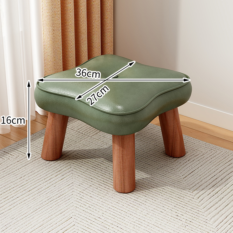 Taburete pequeño taburete bajo doméstico fuerte y duradero sofá taburete de sala de estar creativo para niños pequeño banco de puerta para cambiar zapatos taburete asiento muelle