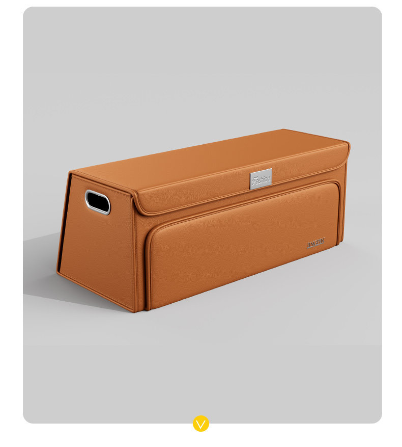 Cross-border car trunk storage box, foldable car trunk organizer, car accessories wholesale