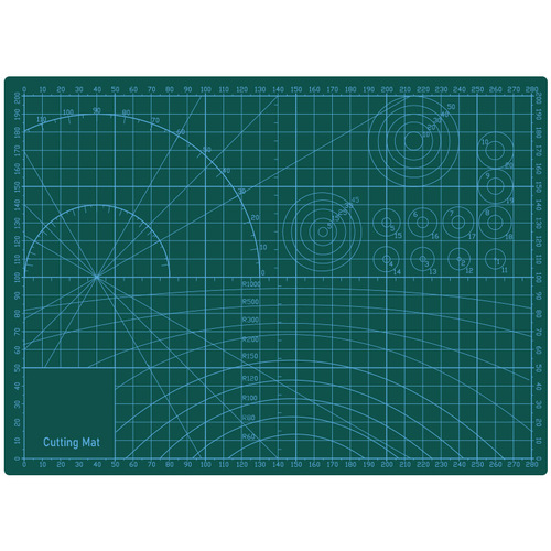 A1/A2/A3/A4 double-sided cutting pad PVC advertising design engraving model plate knife scale knife plate