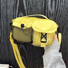 街头青年斜挎包小众设计胸包潮流手提包女晒娃痛包嘻哈潮手机包潮