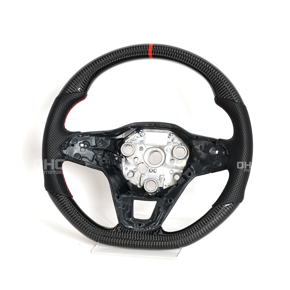 Suitable for Volkswagen Passat Passat Arteon T-Cross T-Roc Carbon Fiber Steering Wheel