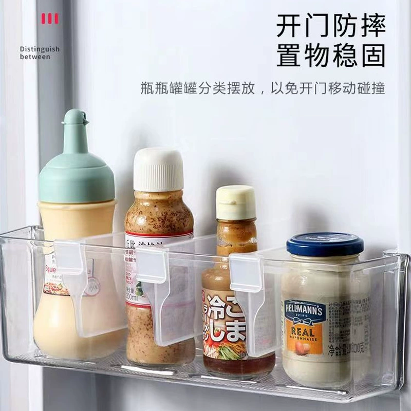 Перегородка холодильника многофункциональная перегородка для хранения и отделки защелкивающийся зажим для перегородки холодильника Регулируемый универсальный зажим для перегородки