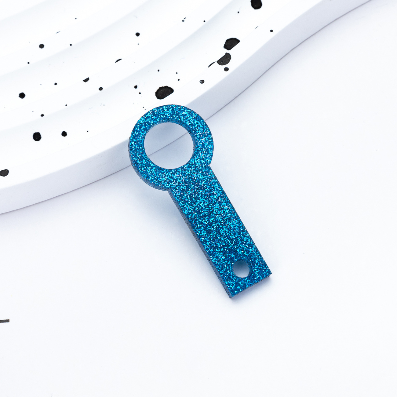 Nuevo DIY cuentas acrílico colgante de paja adecuado para 8mm - 10mm Ice Ba Cup accesorios de paja al por mayor