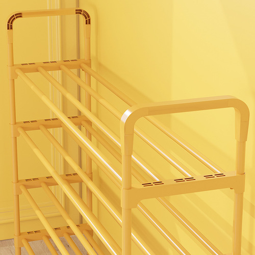 Small shoe rack is easy to put at the door. Good-looking and economical dust-proof storage artifact for home use. Dormitory indoor multi-layer shoe cabinet