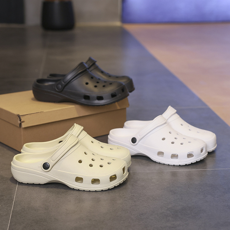 Non-Slip Perforated Top Quality Shoes Summer, Odor-Resistant, Suitable For Home, Indoor And Outdoor Use, Beach Sandals For Women, With A_voghion.com