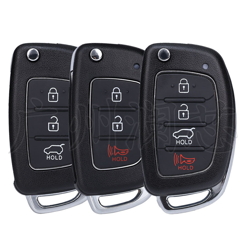 Suitable for Hyundai Accent/Ix35 Car Key Shell Toy40 Blade 3/4 Key Foldableing Remote Control Replacement