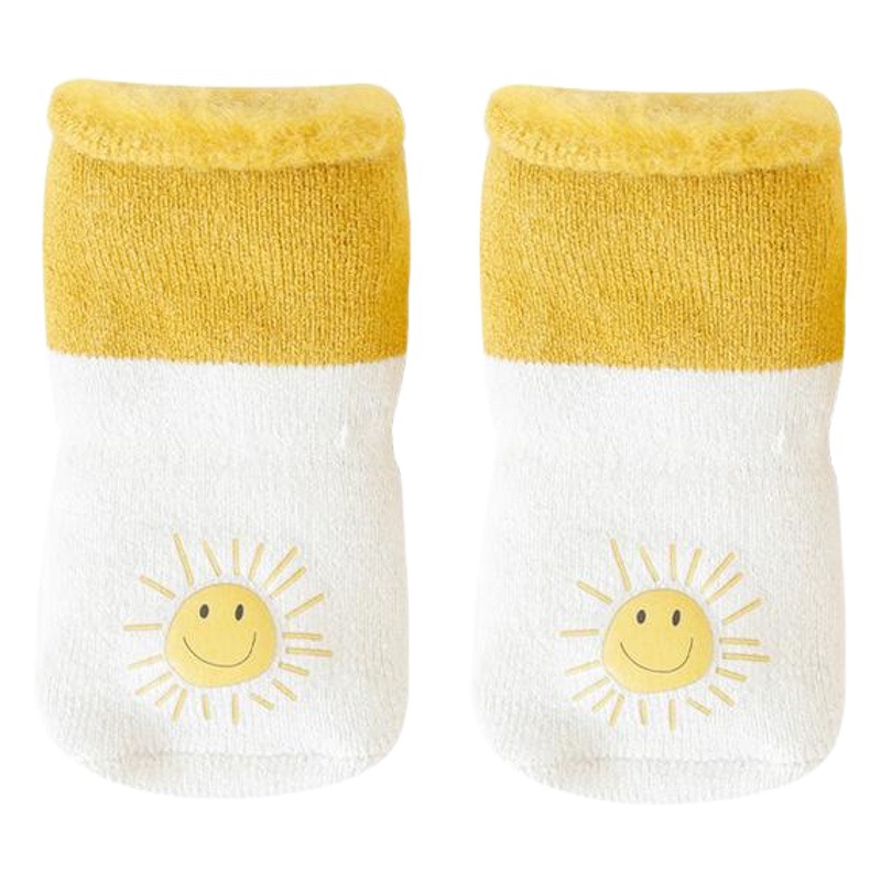 20 Otoño e Invierno Nuevos calcetines para bebés engrosados con forro polar cálido bebé recién nacido calcetines de dibujos animados coreanos calcetines de media pantorrilla