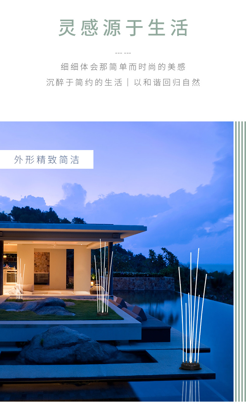 光纤芦苇景观灯