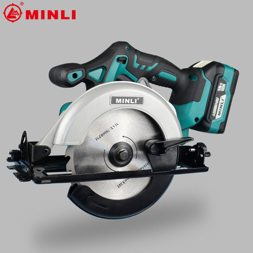 Minli Factory Direct Selling Lithium Battery Circular Saw Stone Cutting Machine 6-inch Woodworking Table Saw Portable Disc Saw