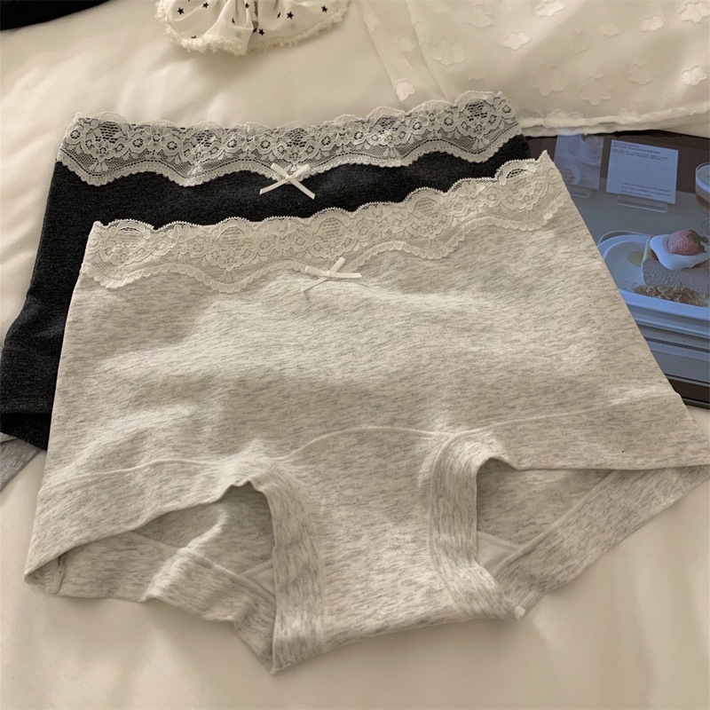 フレンチバレエスタイル 10A 抗菌拡張クロッチ純綿ボクサーパンツ女の子安全パンツツーインワンミッドウエストヒップカバー|undefined