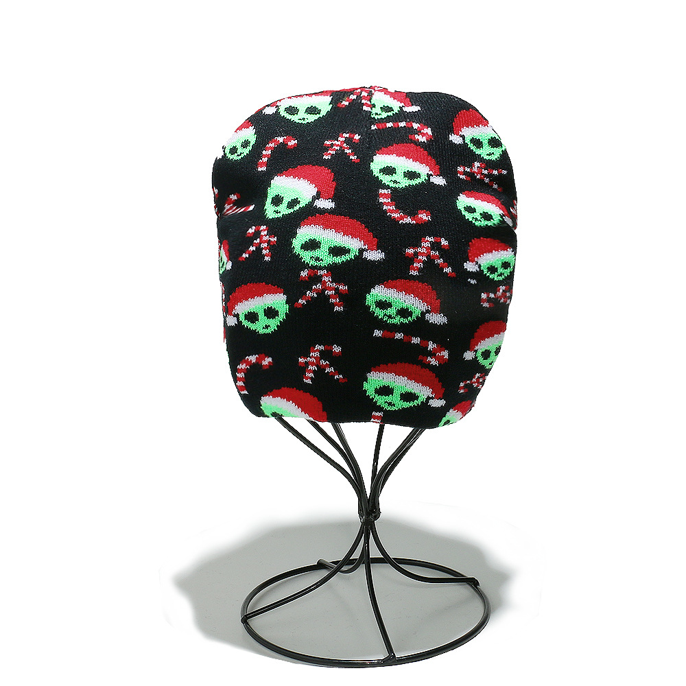 Women's Gender Retro Style Women's Retro Printing Animal Eaveless Wool Cap