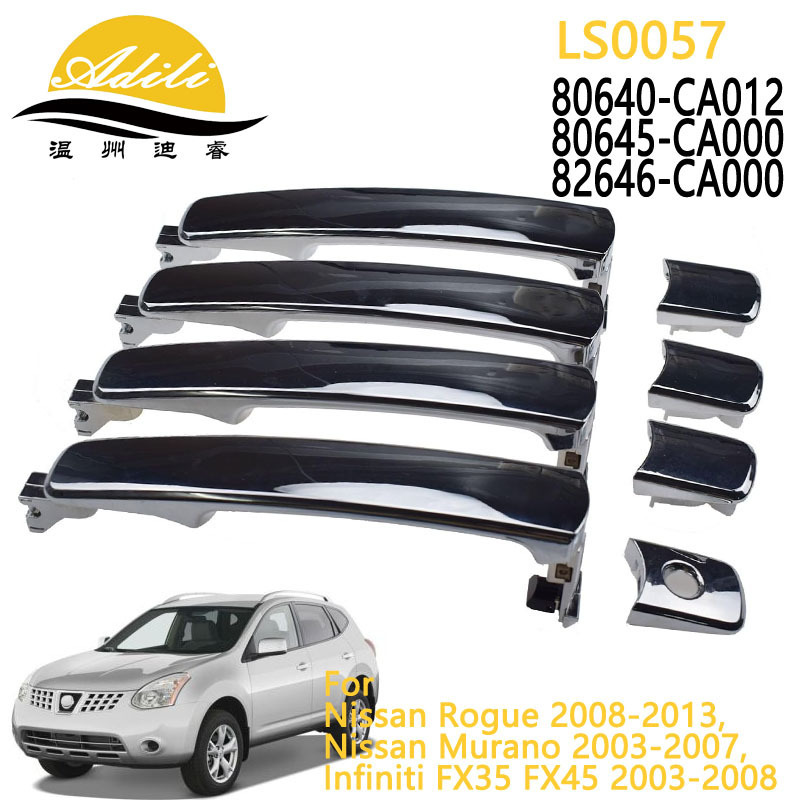 The outer handle is applicable to Nissan Infiniti 80640-CA012 80645-CA000 80646-CA000