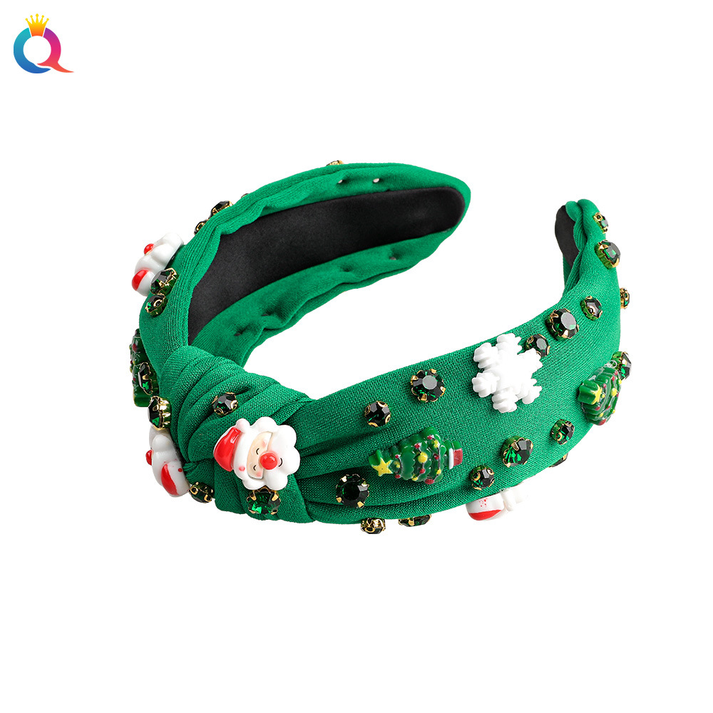 Weihnachts-haarreif Mit Strass Und Perlen Für Damen_voghion.com