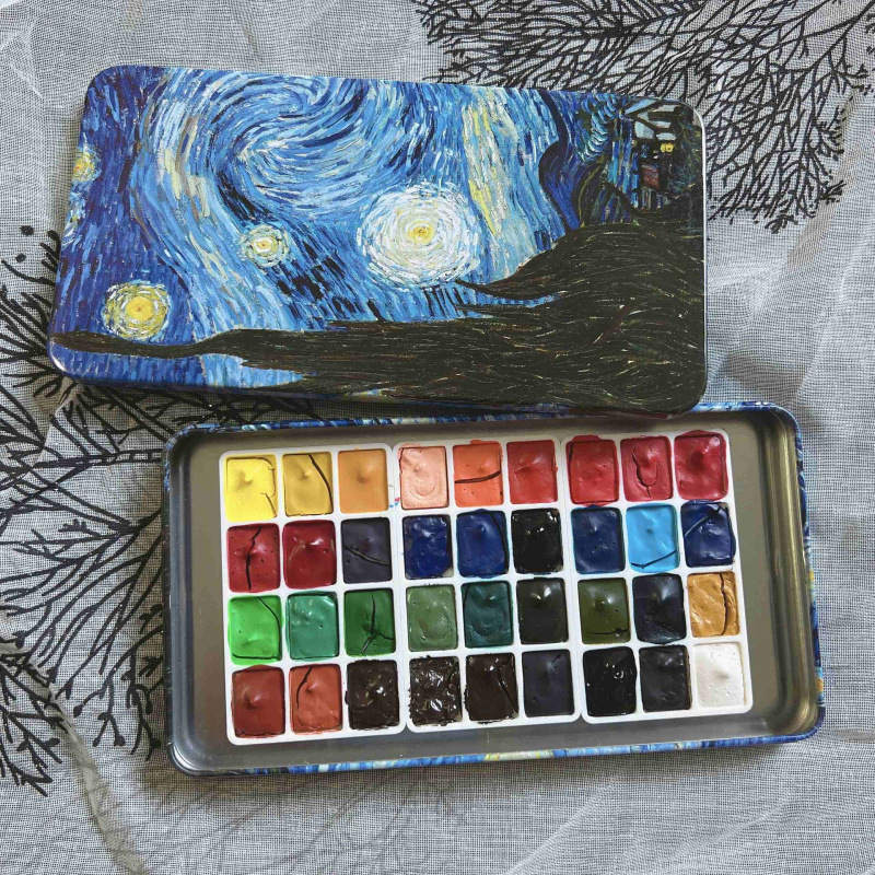 ウィンザー & ニュートン水彩絵の具包装箱水彩セットポータブルアート特別なネイルアート水彩送料無料|undefined
