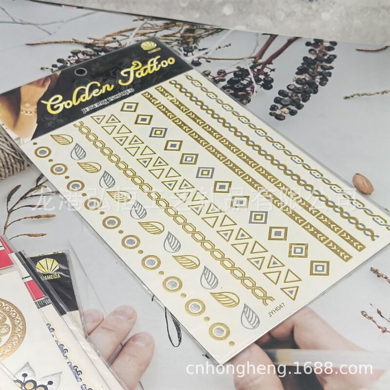 Supply wholesale adult temporary tattoo stickers body decoration stickers