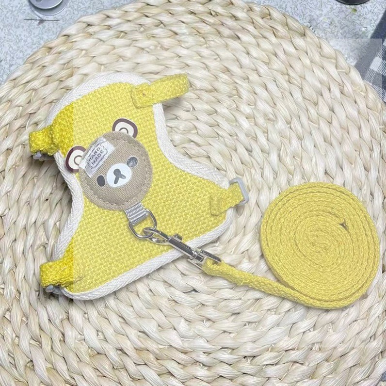 オランダの豚の牽引縄は小人のウサギのトトロのリスのモルモットの胸のベルトの牽引縄の小さいペットの外出の神器です。|undefined