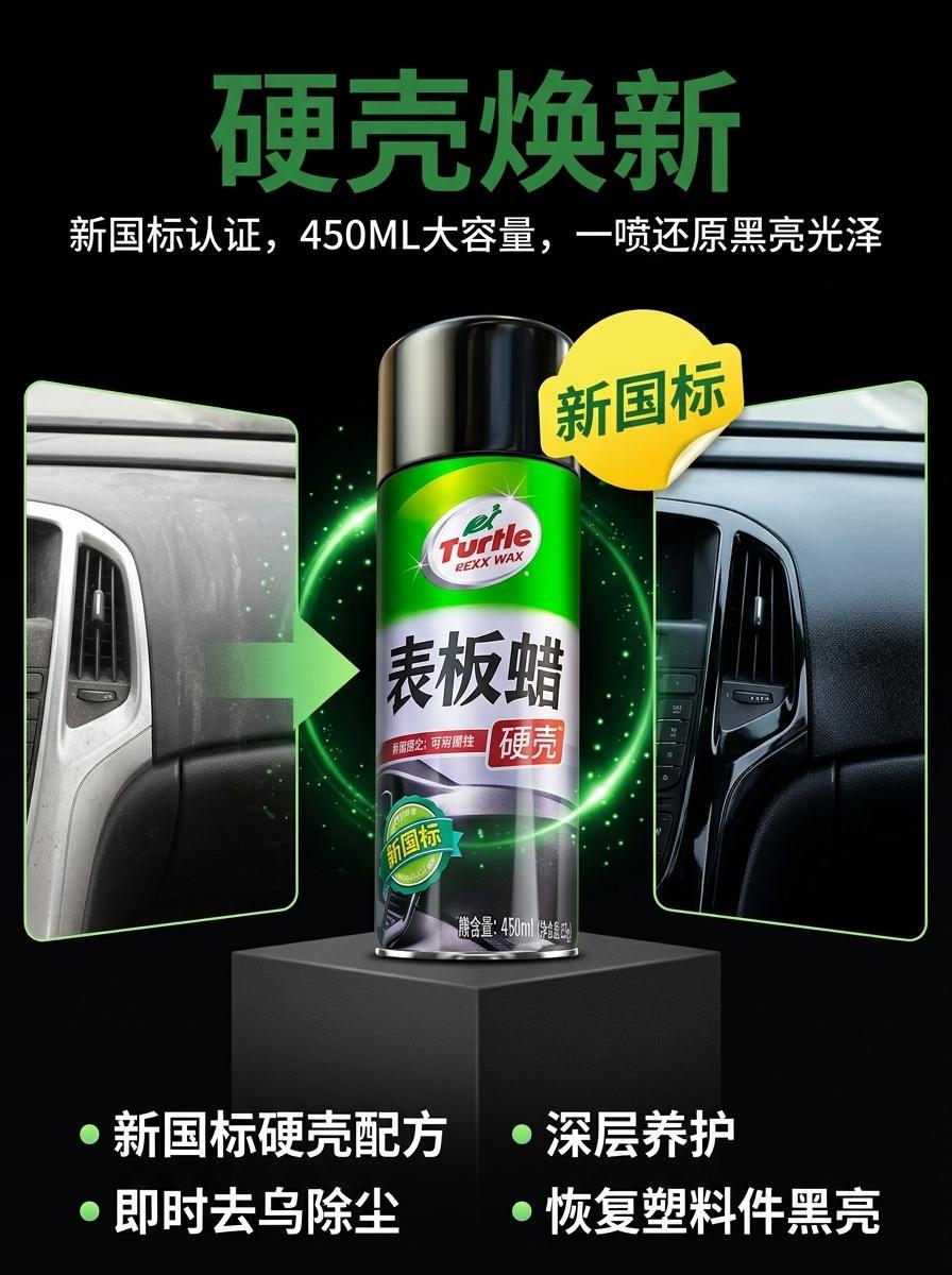 Wholesale dashboard wax for car interior renovation, dashboard polishing, dustproof, anti-aging plastic and rubber spray brightener