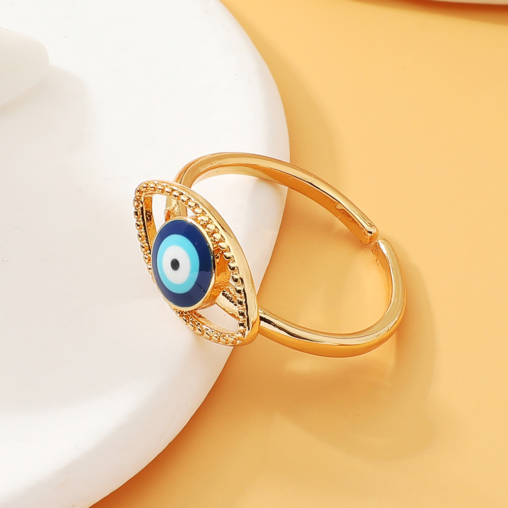 Fashion Heart Shape Copper Plating Open Ring 1 Piece