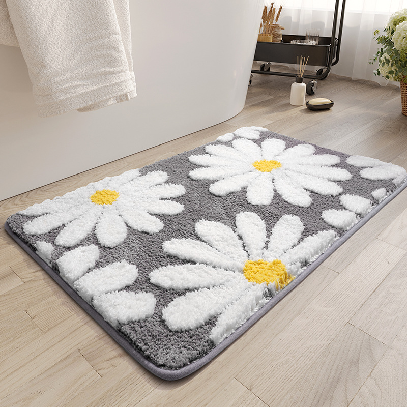 Almohadilla de baño de rebaño - ceniza de Huazhi