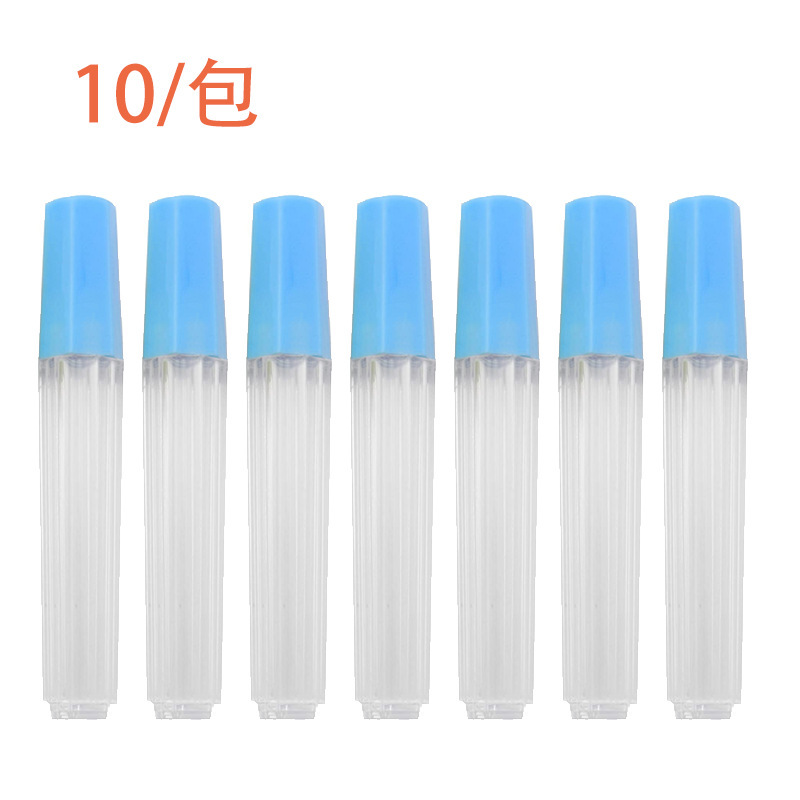 Botella de aguja Botella de aguja de punción Botella de almacenamiento de punción Letra de punción DIY fieltro de lana DIY (botella de cuatro colores)