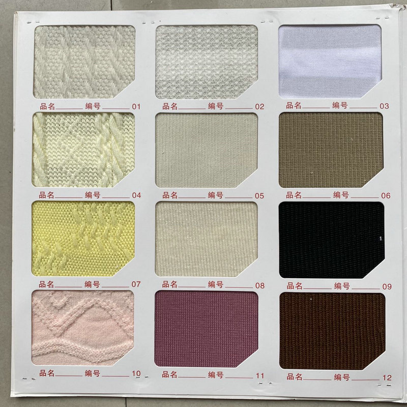 厂家供应涤纶晴纶粗针针织毛线面料 毛线布料针织提花服装用布-阿里巴巴