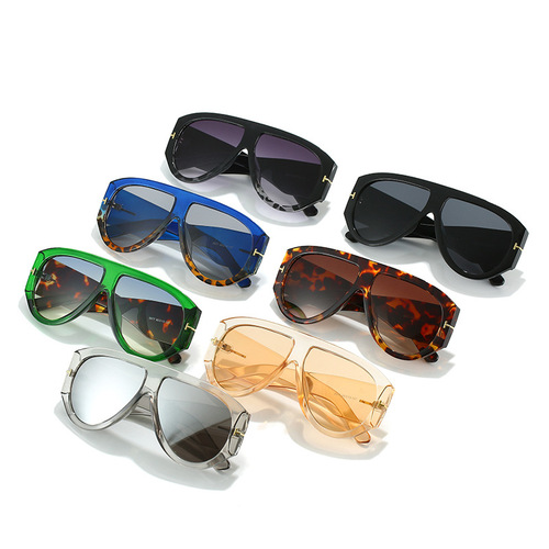 23 new fashion cross-border sunglasses ocean films men and women personalized trendy sunglasses wholesale European and American large frames