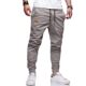 2025 Cross-border Amazon New European and American Casual Pants Men's Loose Straight Sports Pants Tie-rope Long Pants