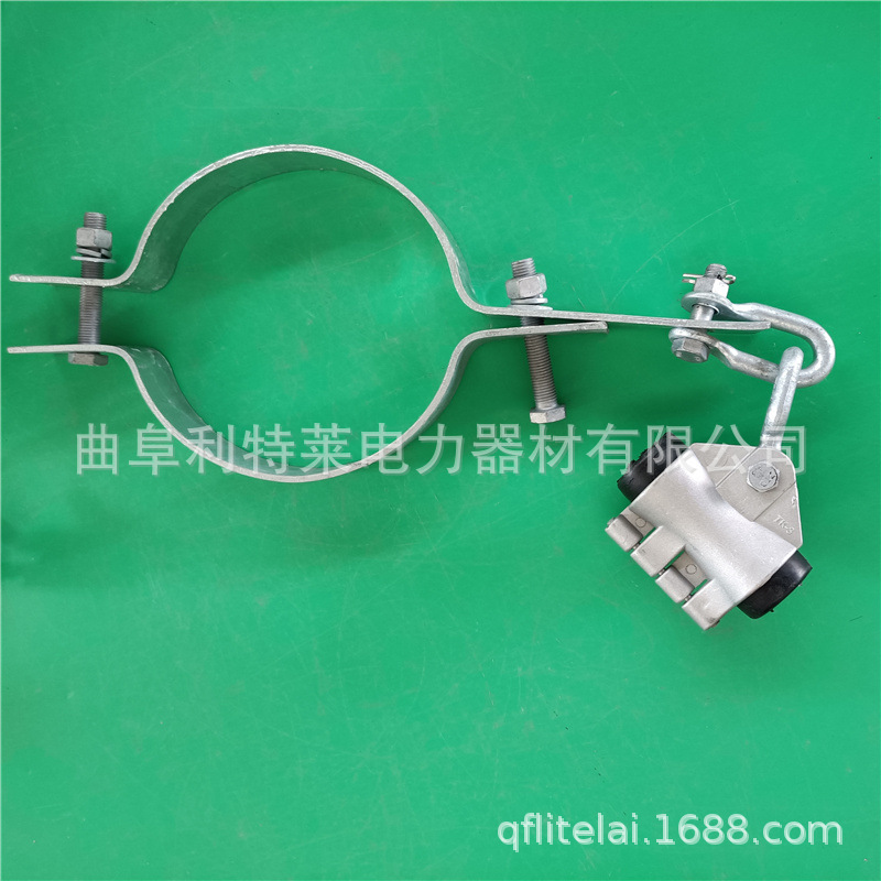 【河南电力用】抱箍 电线杆光缆夹具光纤拉线夹 水泥线杆卡箍报价